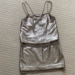 Banana republic sequin mini dress